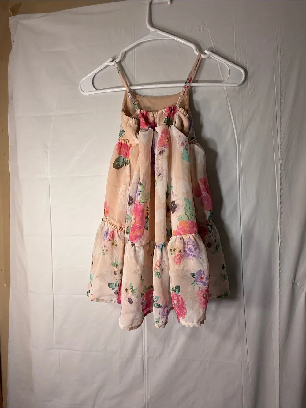 The children’s place floral spaghetti strap sundress girls size 4